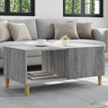 vidaXL Stolik kawowy Szary Sonoma 90 x 50 x 40 cm Drewno inżynieryjne