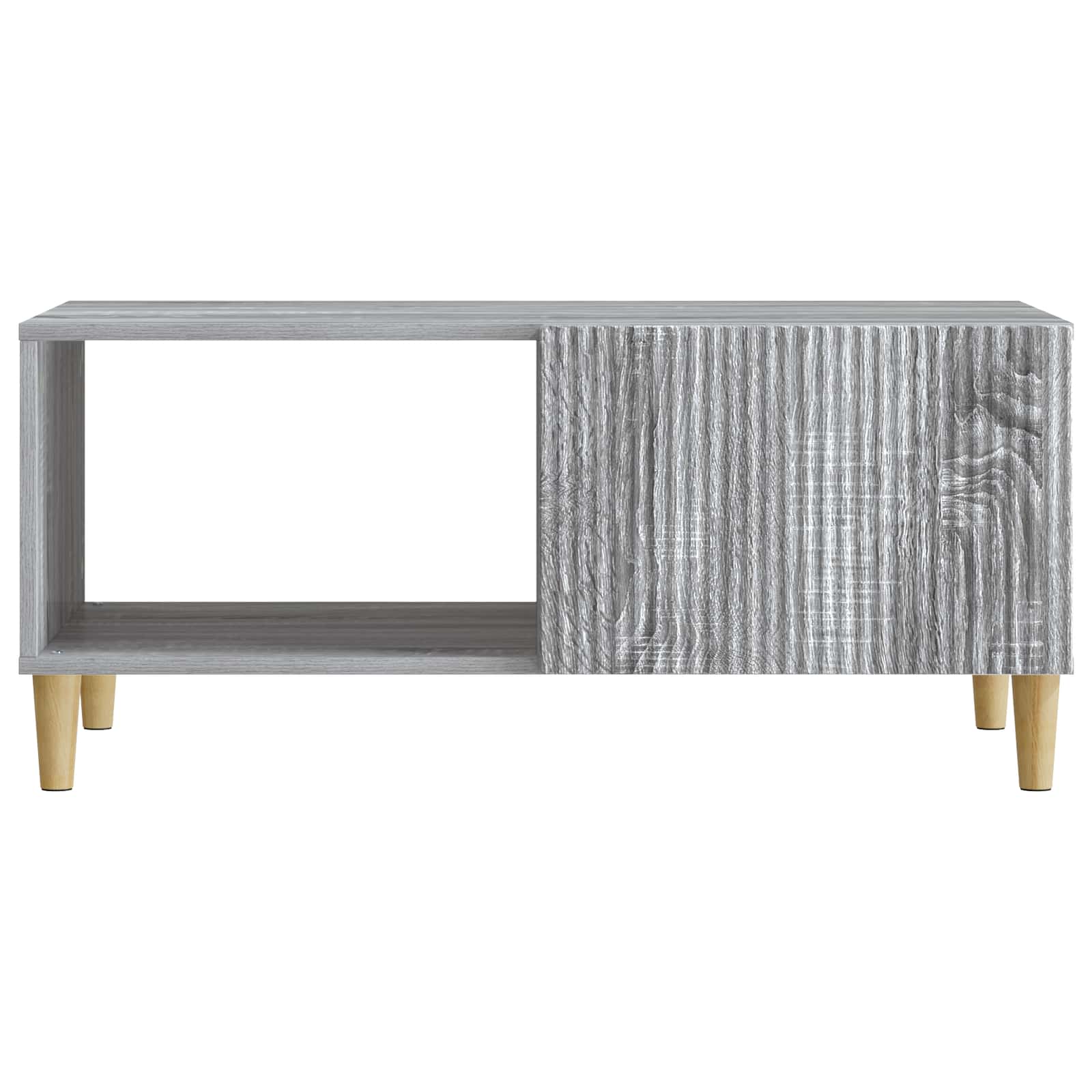 vidaXL Stolik kawowy Szary Sonoma 90 x 50 x 40 cm Drewno inżynieryjne