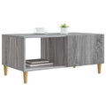 vidaXL Stolik kawowy Szary Sonoma 90 x 50 x 40 cm Drewno inżynieryjne