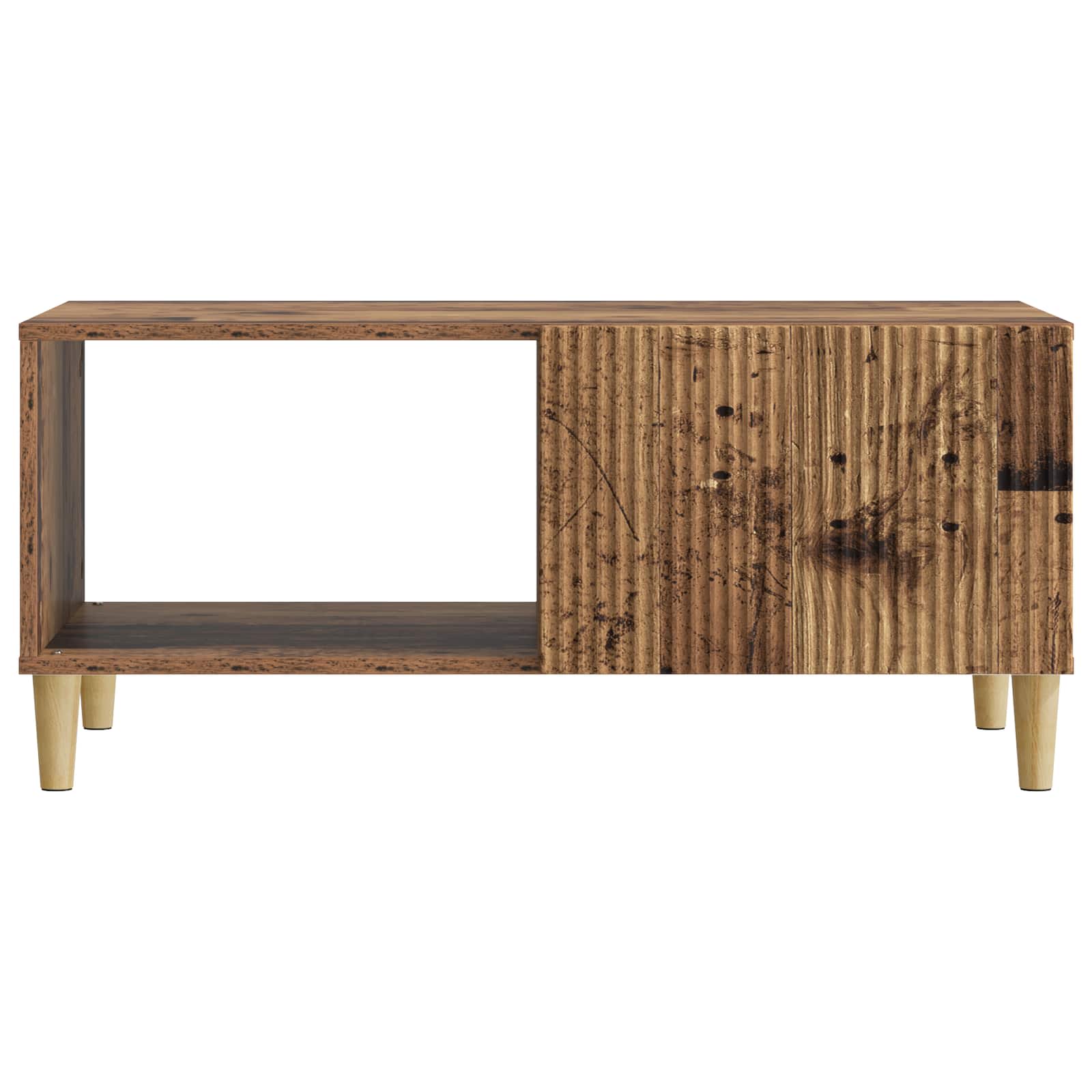 vidaXL Stolik kawowy Stare drewno 90 x 50 x 40 cm Drewno inżynieryjne