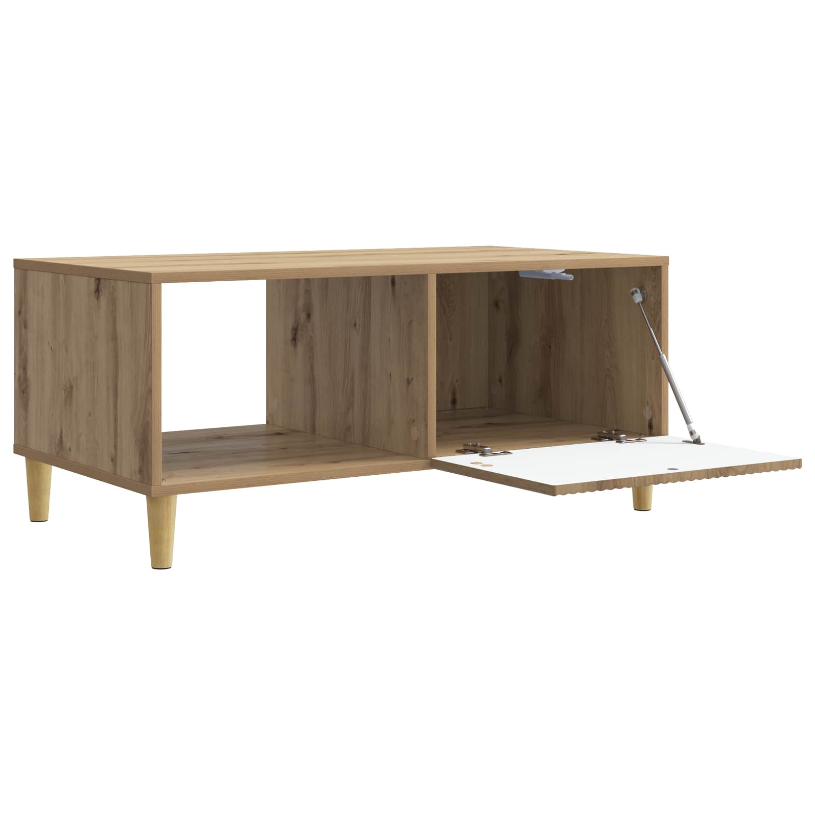 vidaXL Stolik kawowy Dąb artisan 90 x 50 x 40 cm Drewno inżynieryjne