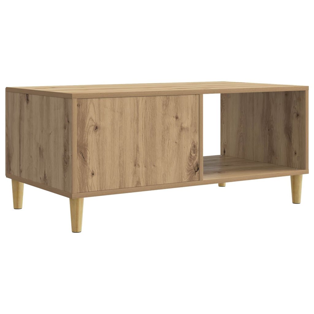 vidaXL Stolik kawowy Dąb artisan 90 x 50 x 40 cm Drewno inżynieryjne