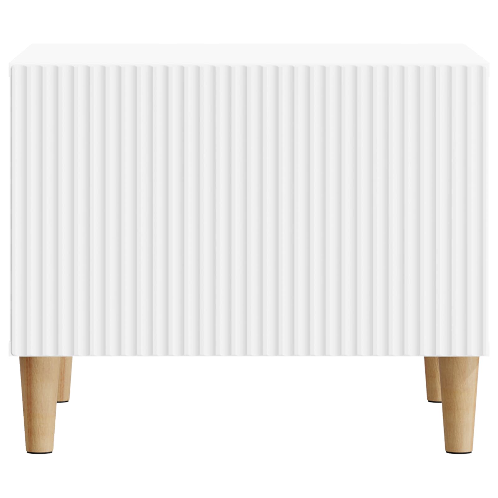 vidaXL Stolik kawowy Biały 49 x 50 x 40 cm Drewno inżynieryjne