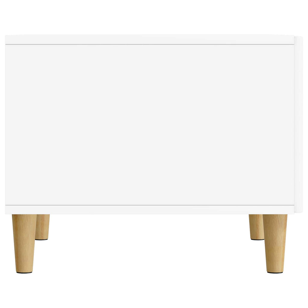 vidaXL Stolik kawowy Biały 49 x 50 x 40 cm Drewno inżynieryjne