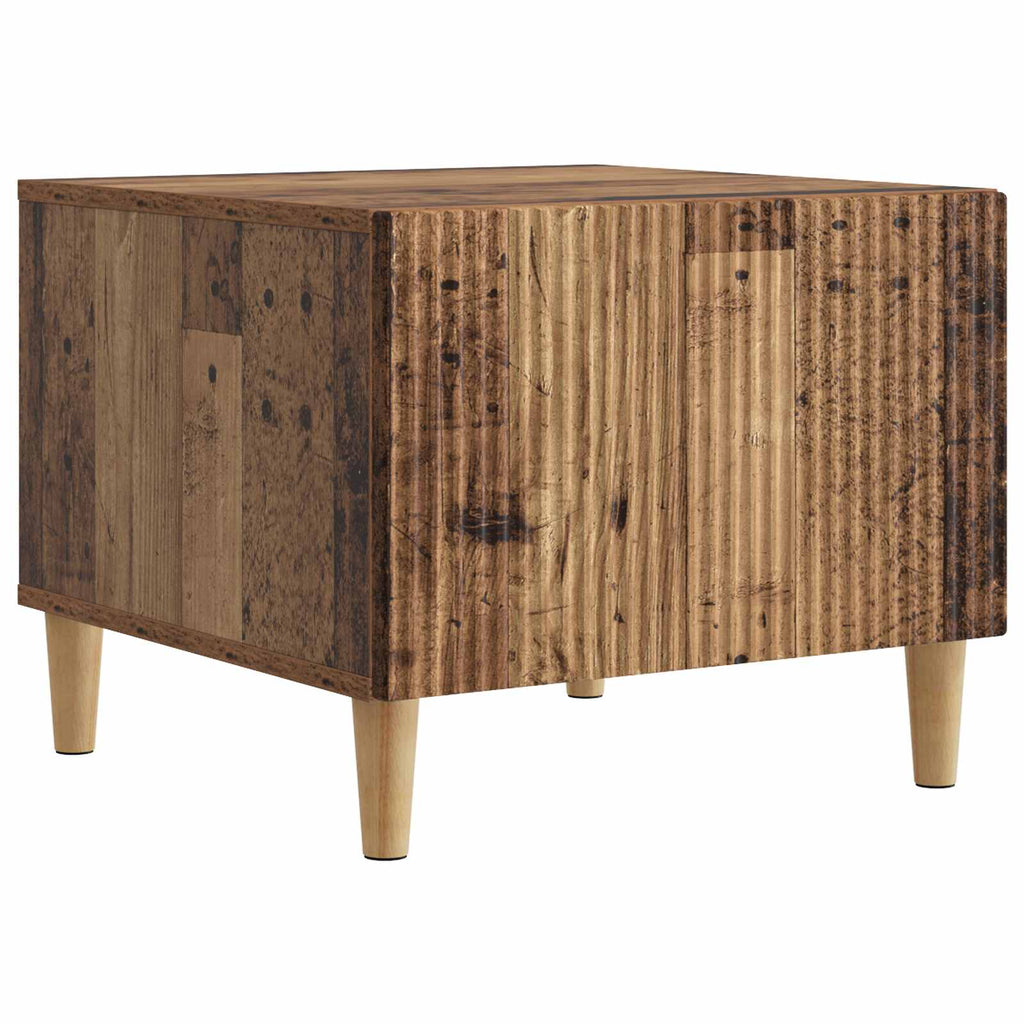 vidaXL Stolik kawowy Stare drewno 49 x 50 x 40 cm Drewno inżynieryjne