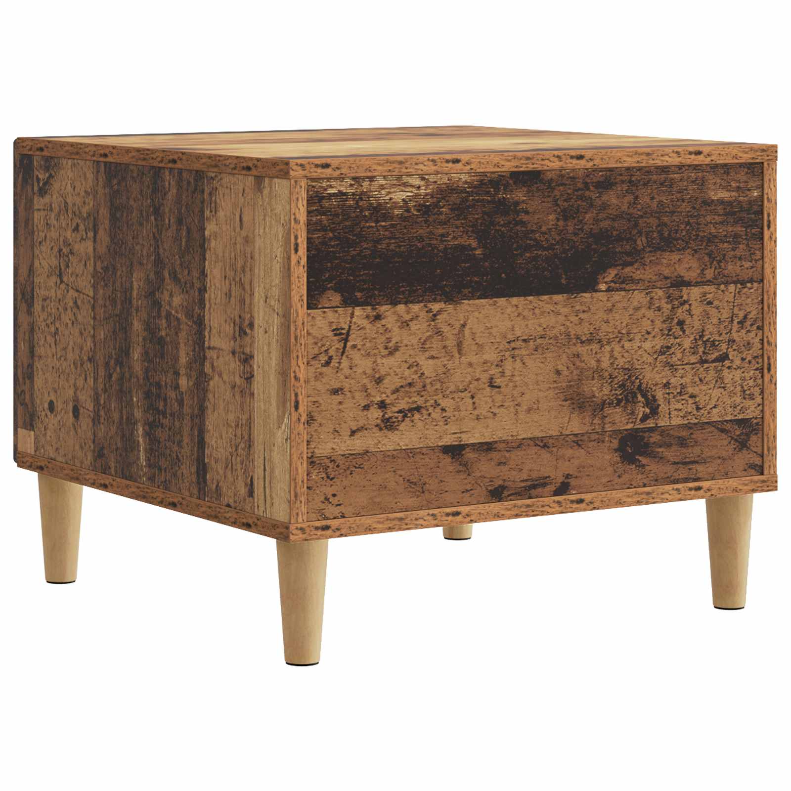 vidaXL Stolik kawowy Stare drewno 49 x 50 x 40 cm Drewno inżynieryjne