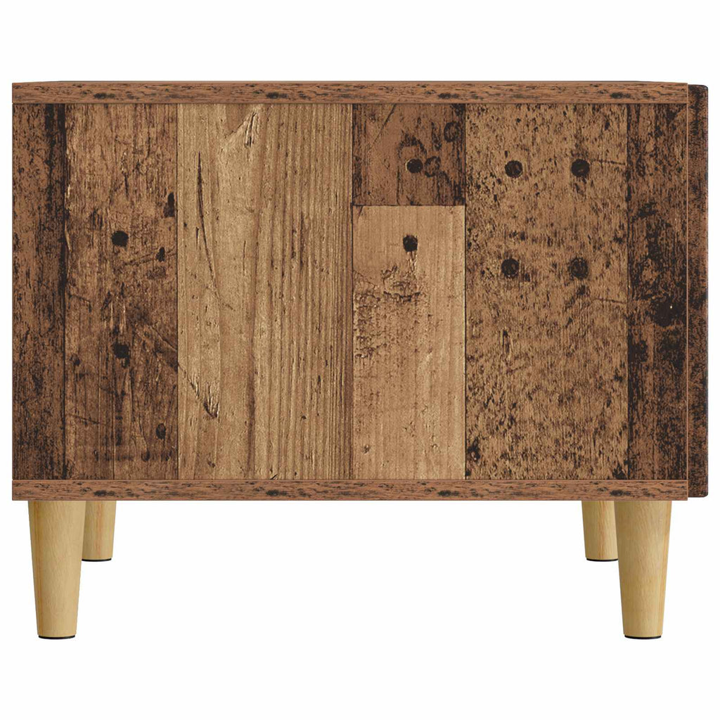 vidaXL Stolik kawowy Stare drewno 49 x 50 x 40 cm Drewno inżynieryjne