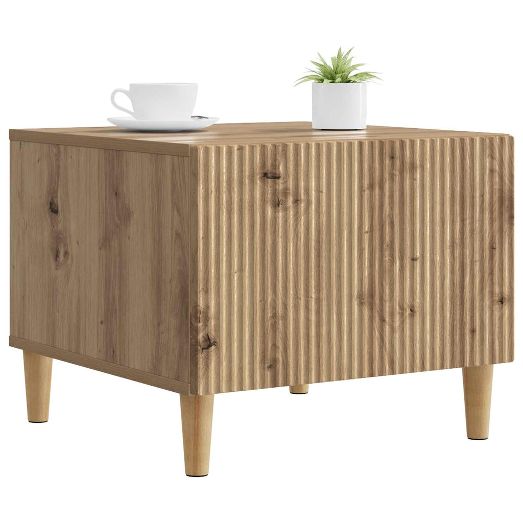 vidaXL Stolik kawowy Dąb artisan 49 x 50 x 40 cm Drewno inżynieryjne