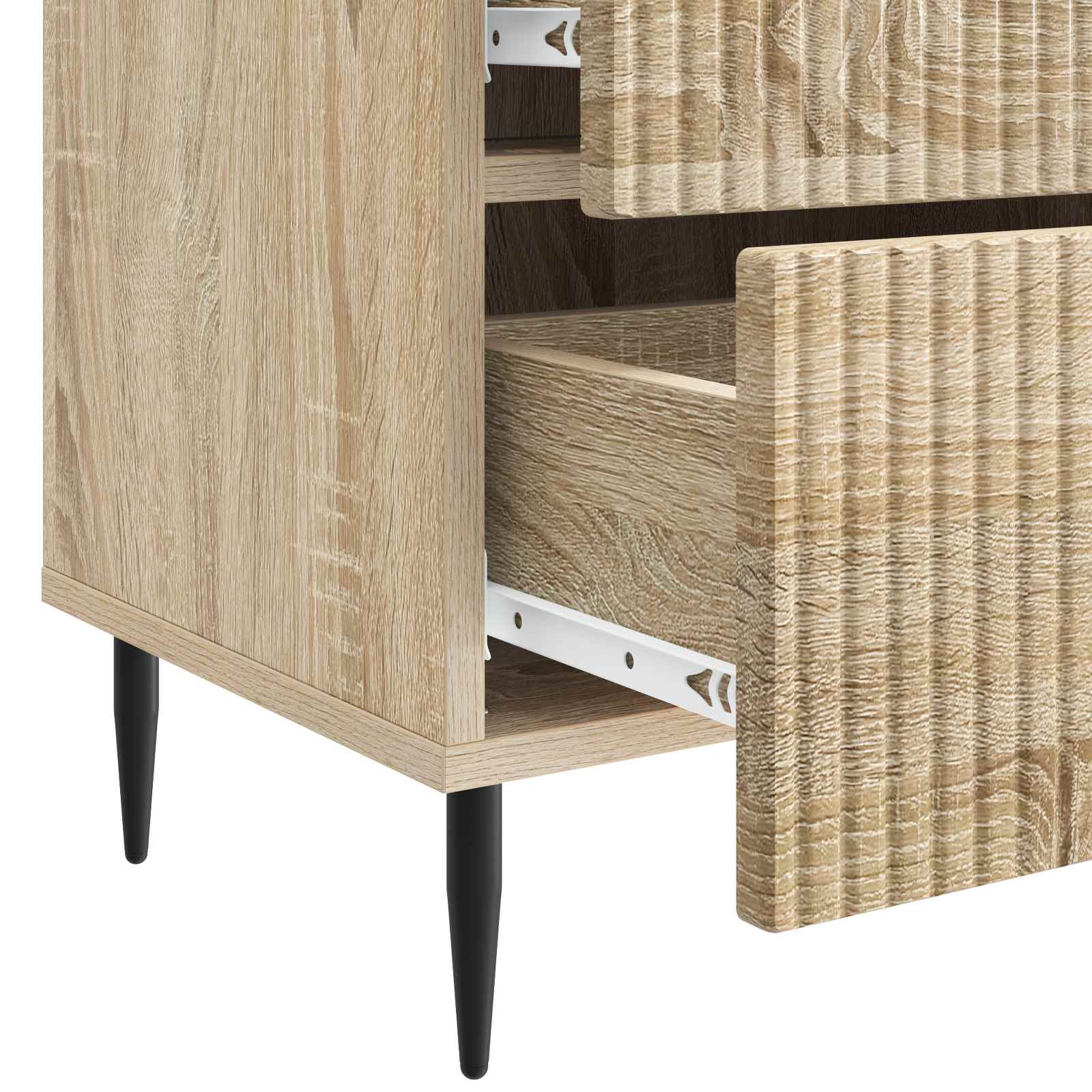 vidaXL Szafka Nocna dąb Sonoma 43 x 34,5 x 47,5 cm Drewno inżynieryjne