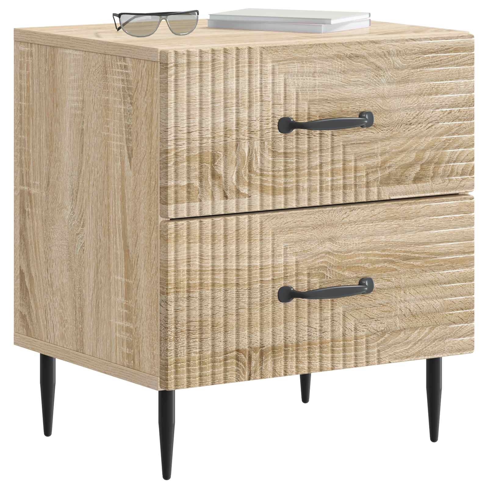 vidaXL Szafka Nocna dąb Sonoma 43 x 34,5 x 47,5 cm Drewno inżynieryjne