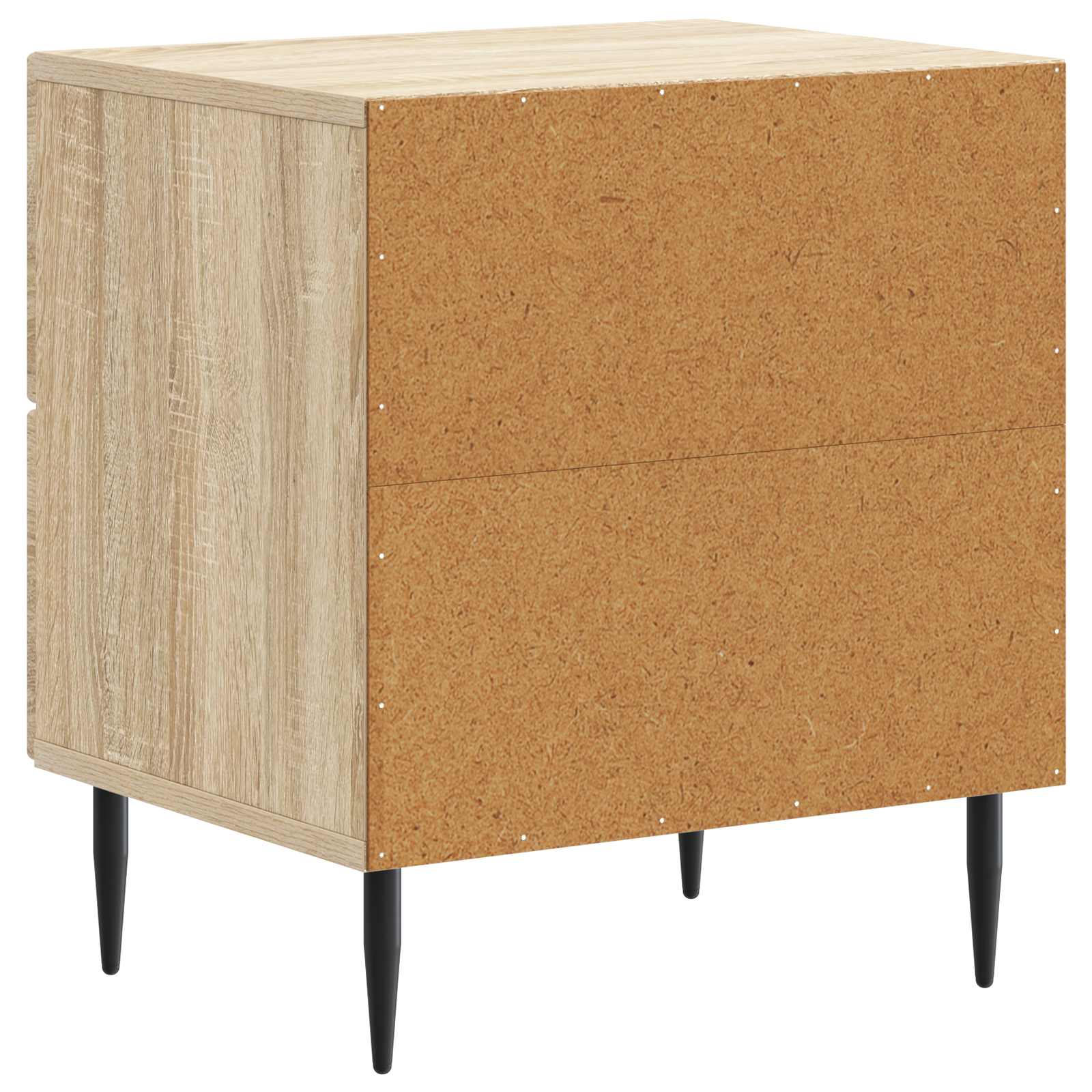 vidaXL Szafka Nocna z szufladą 2 pcs dąb Sonoma 43 x 34,5 x 47,5 cm