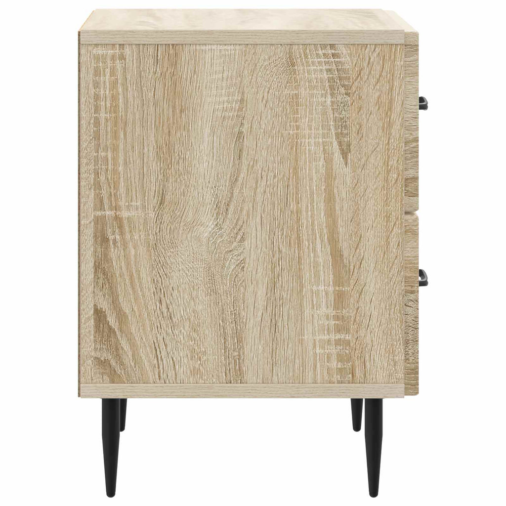 vidaXL Szafka Nocna z szufladą 2 pcs dąb Sonoma 43 x 34,5 x 47,5 cm