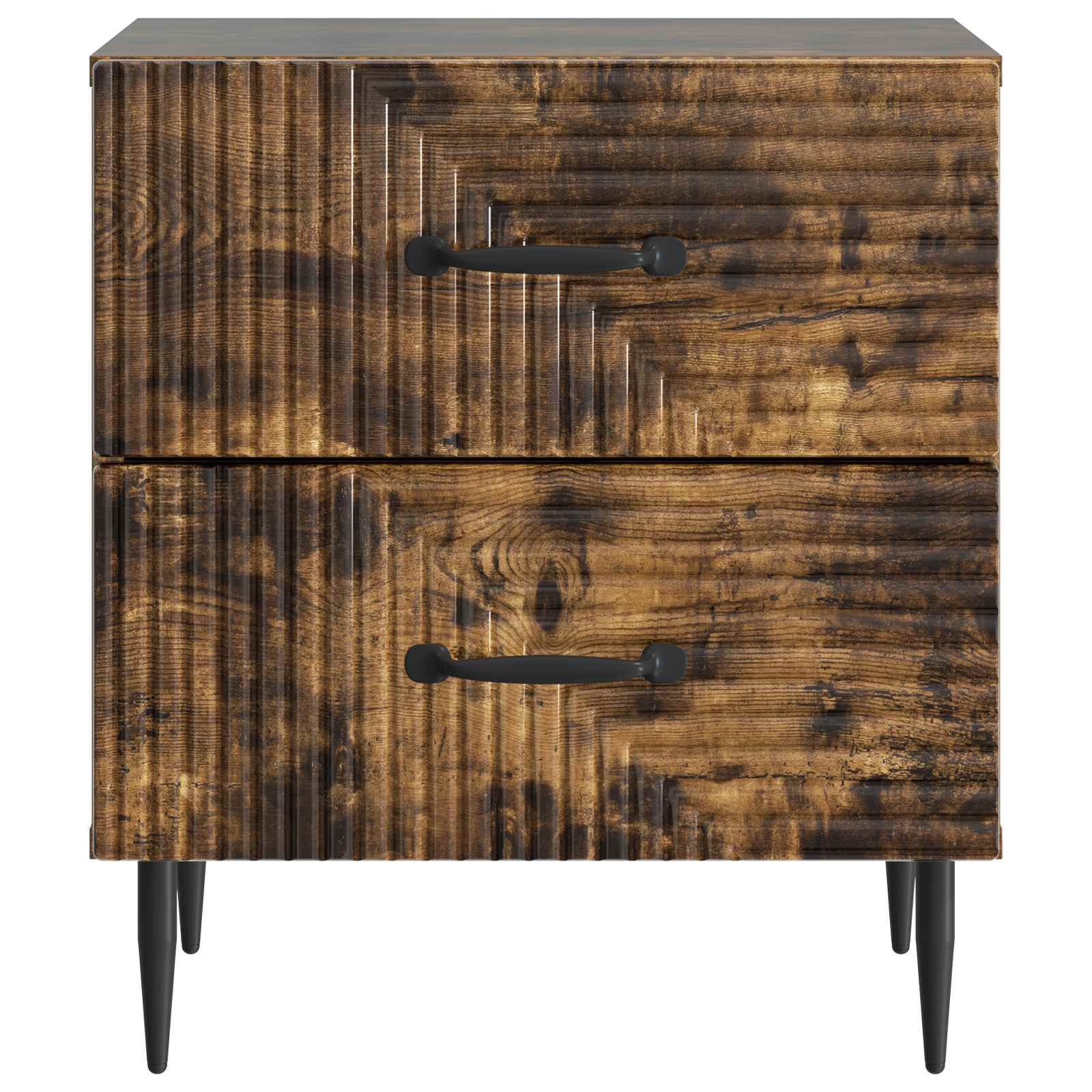 vidaXL Szafka Nocna z szufladą Dąb wędzony 43 x 34,5 x 47,5 cm