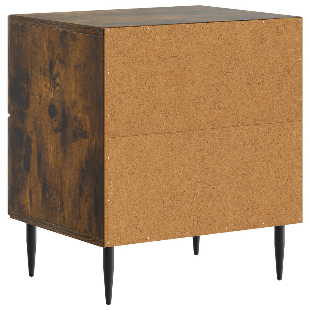 vidaXL Szafka Nocna z szufladą 2 pcs Dąb wędzony 43 x 34,5 x 47,5 cm