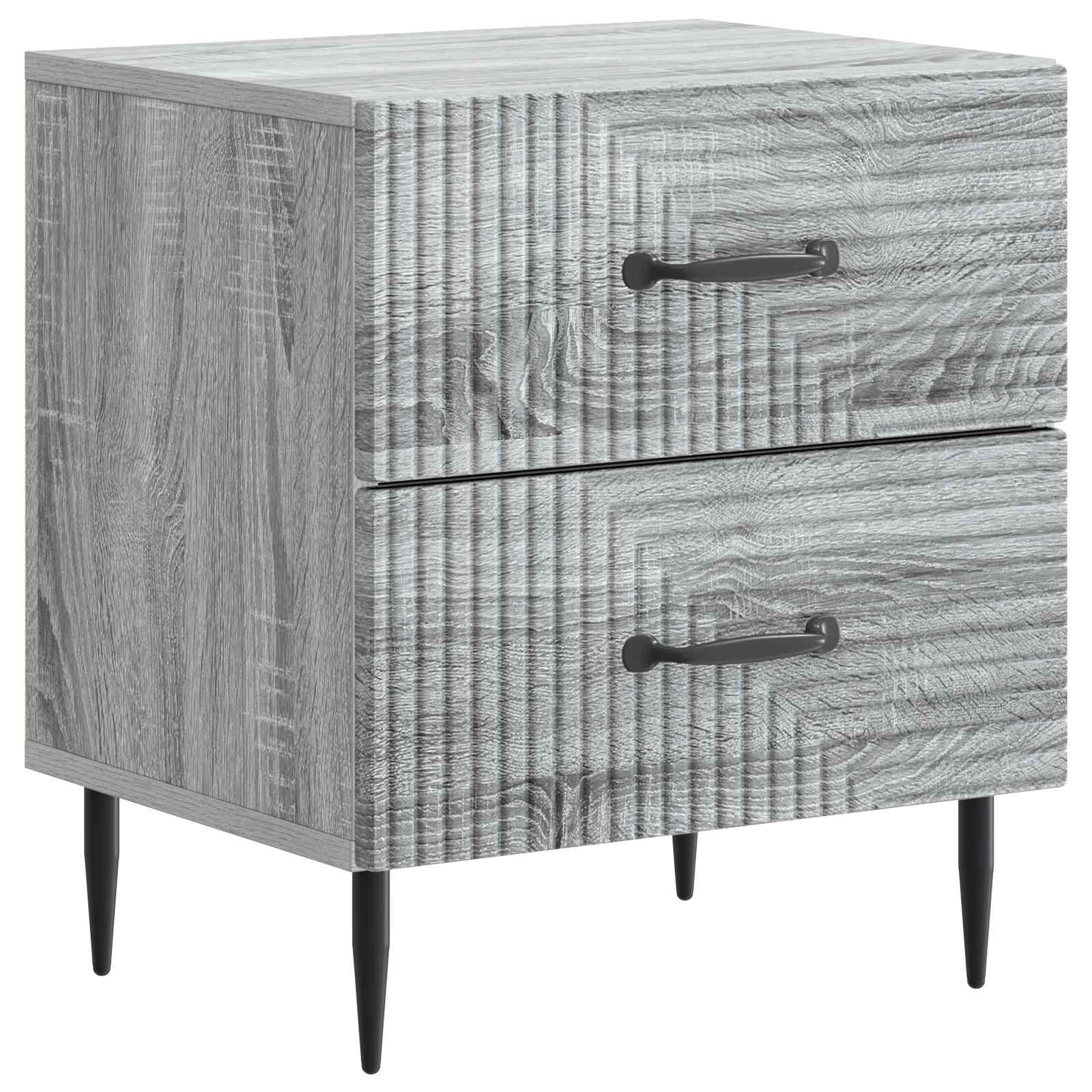 vidaXL Szafka Nocna z szufladą Szary Sonoma 43 x 34,5 x 47,5 cm