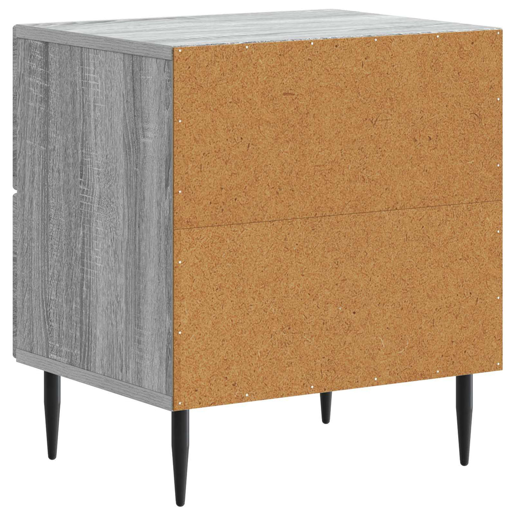 vidaXL Szafka Nocna z szufladą Szary Sonoma 43 x 34,5 x 47,5 cm