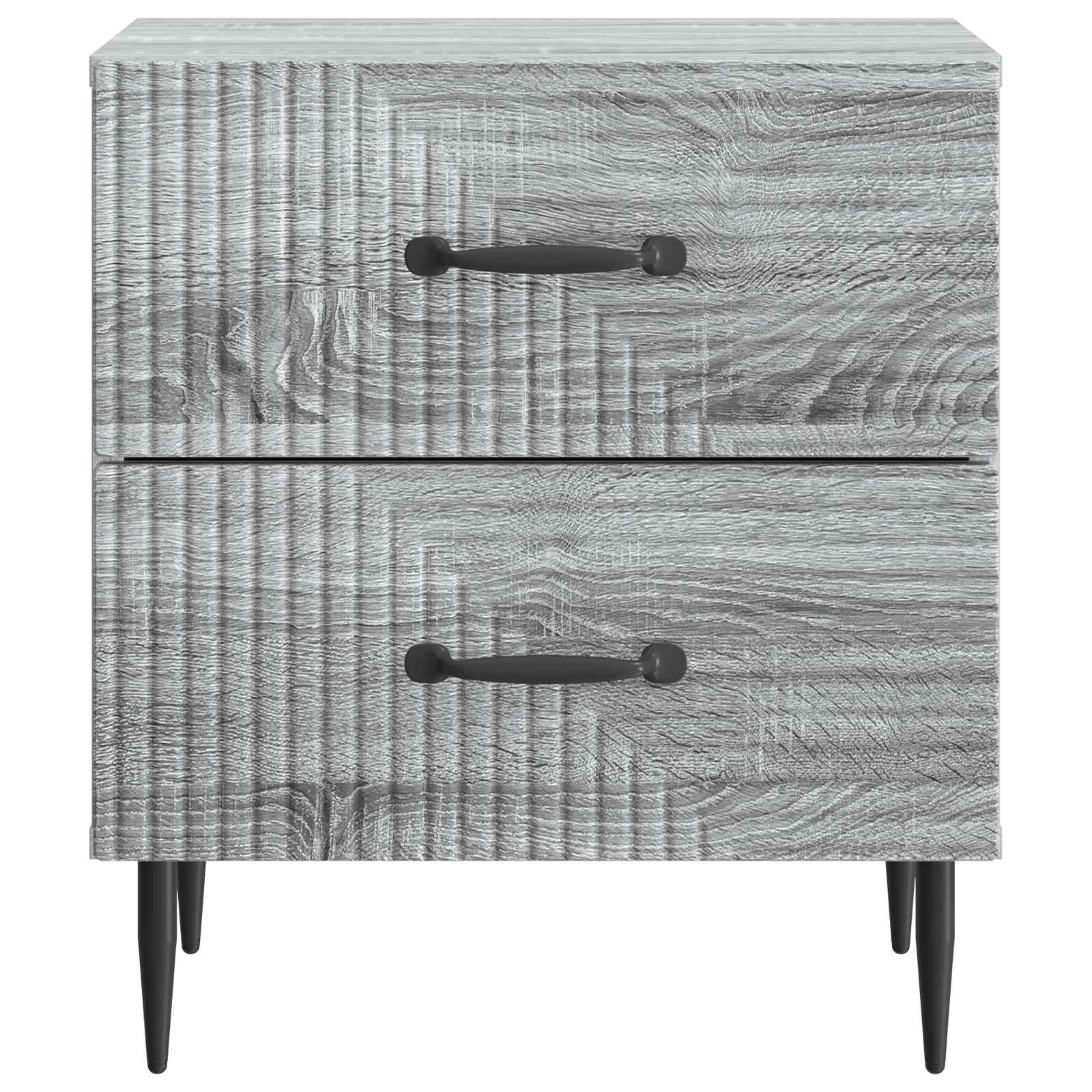 vidaXL Szafka Nocna z szufladą Szary Sonoma 43 x 34,5 x 47,5 cm