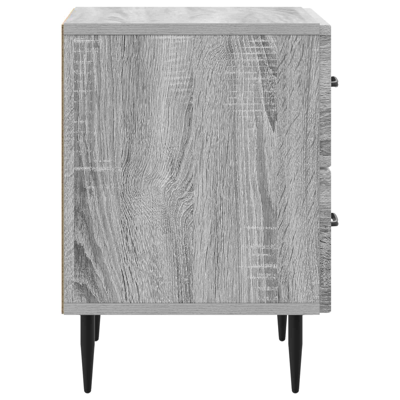 vidaXL Szafka Nocna z szufladą Szary Sonoma 43 x 34,5 x 47,5 cm