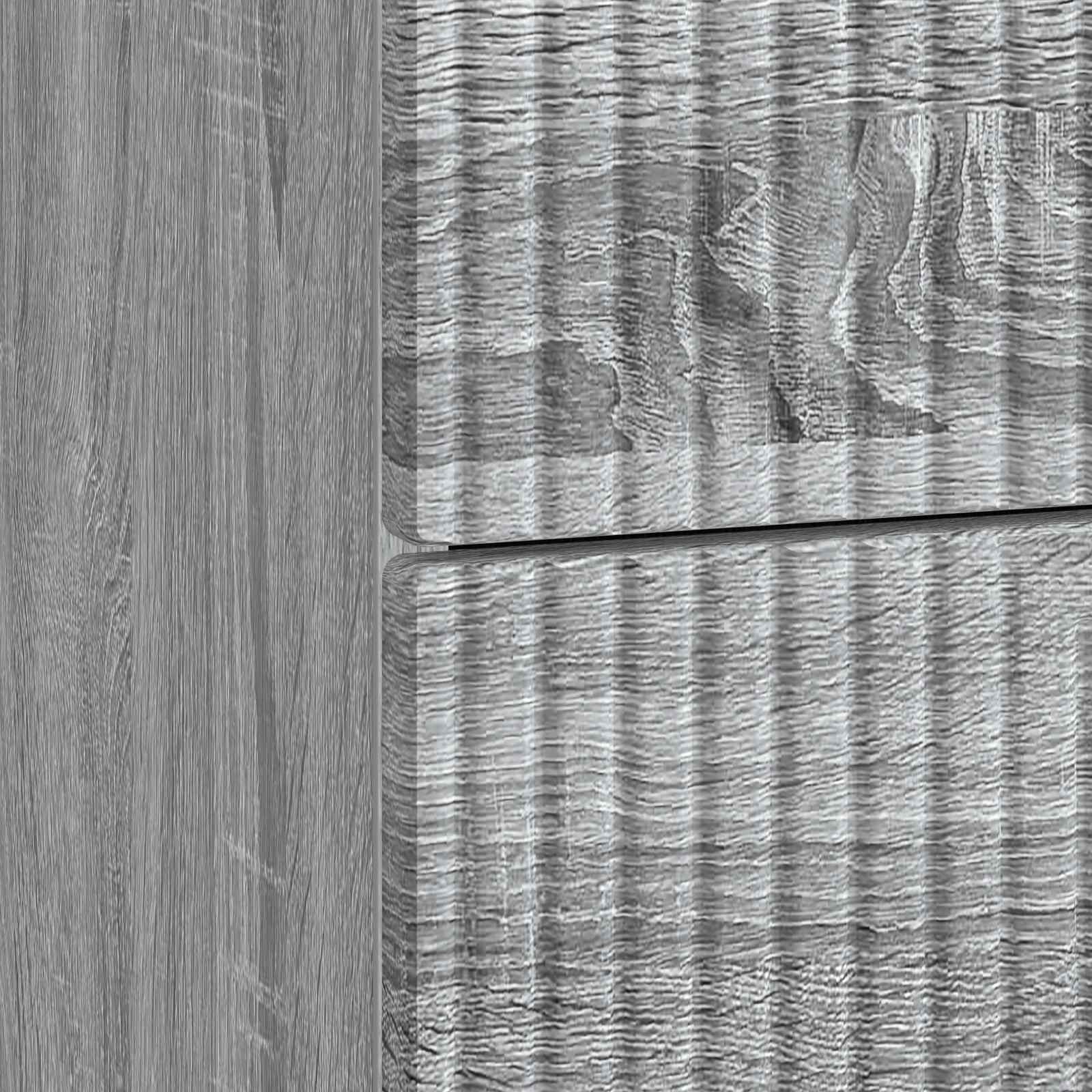 vidaXL Szafka Nocna z szufladą 2 pcs Szary Sonoma 43 x 34,5 x 47,5 cm