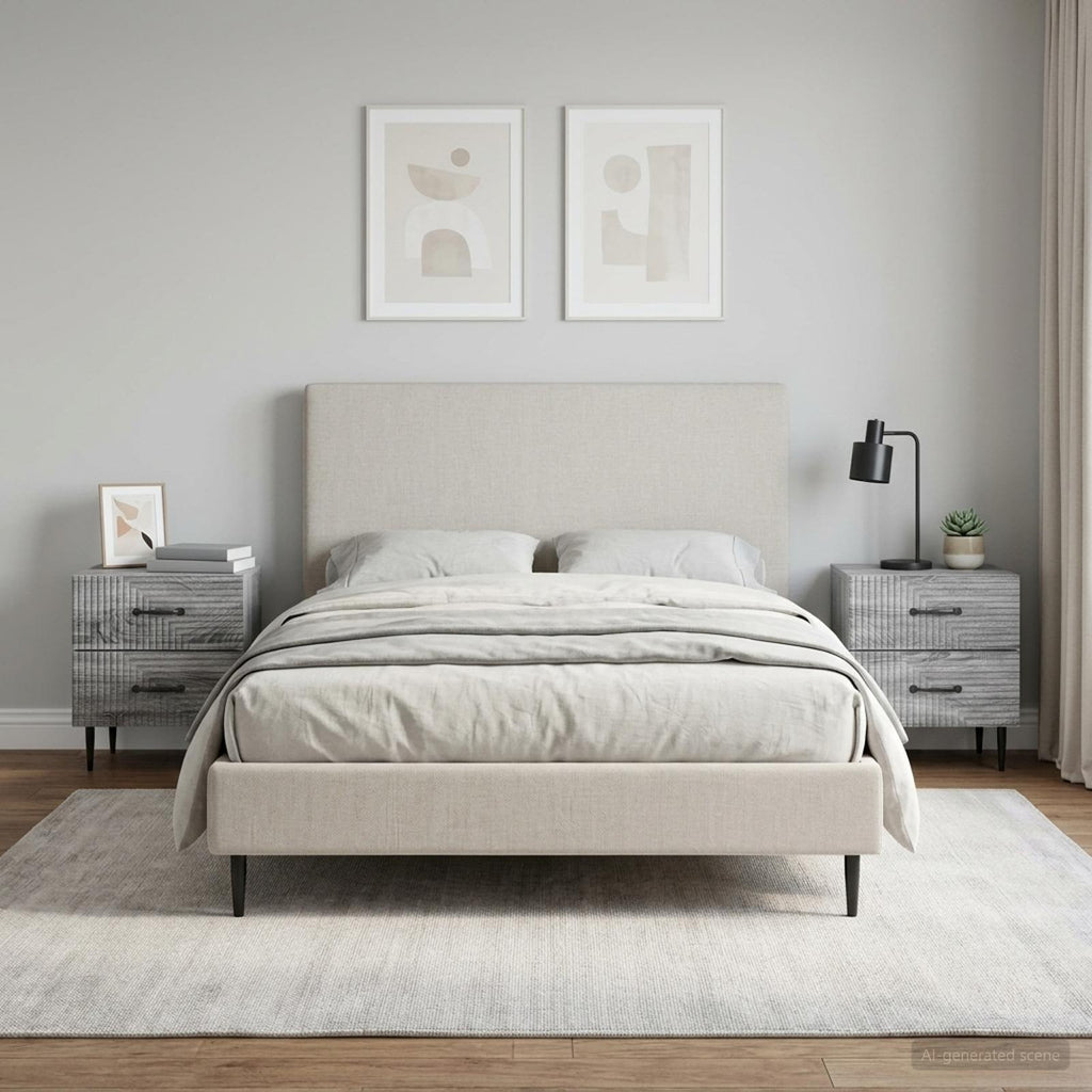 vidaXL Szafka Nocna 2 szt. Szary Sonoma 43 x 34,5 x 47,5 cm