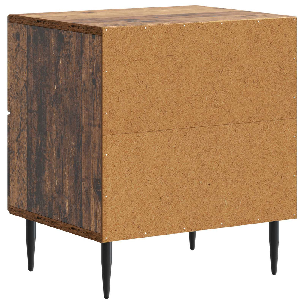 vidaXL Szafka Nocna z szufladą Stare drewno 43 x 34,5 x 47,5 cm