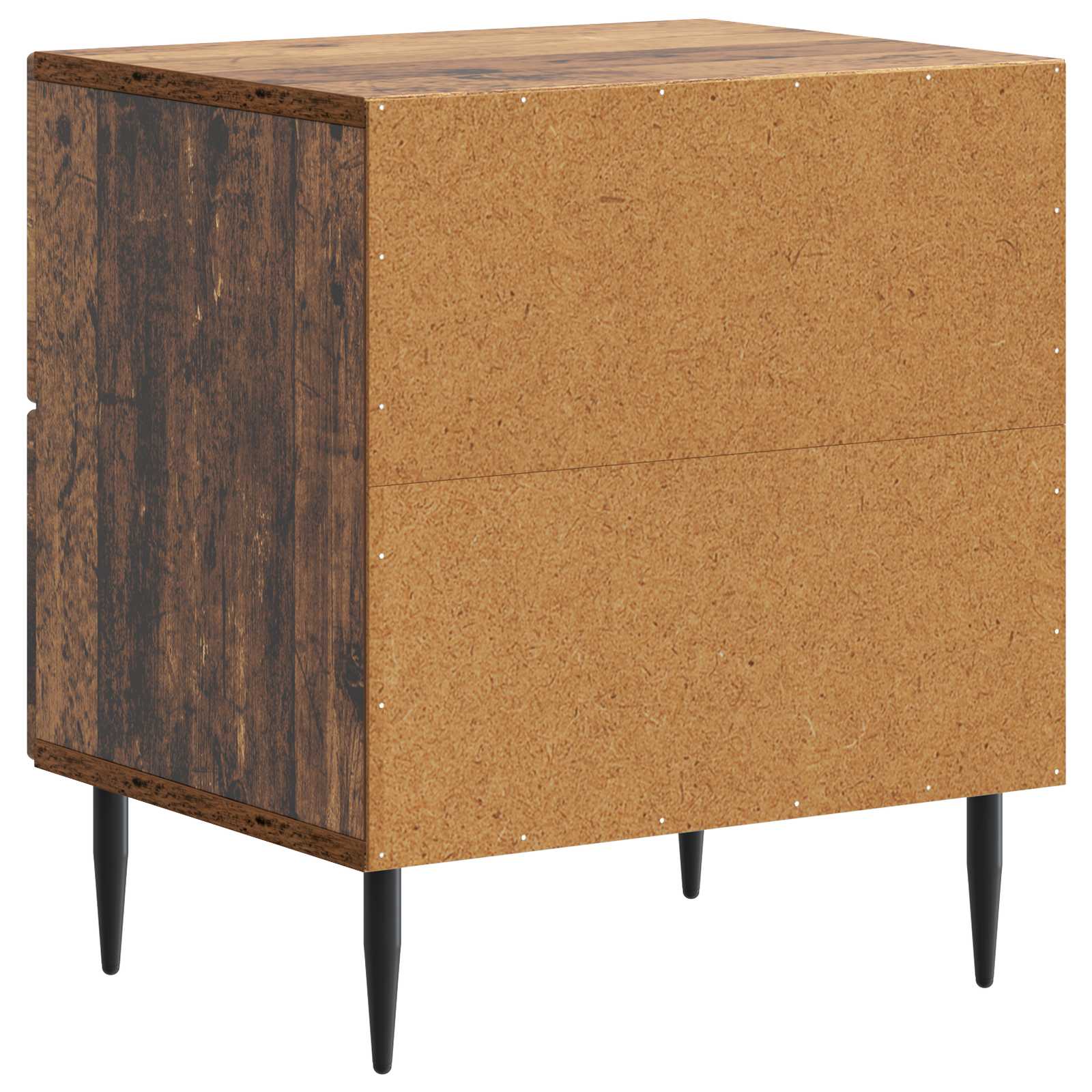 vidaXL Szafka Nocna z szufladą Stare drewno 43 x 34,5 x 47,5 cm