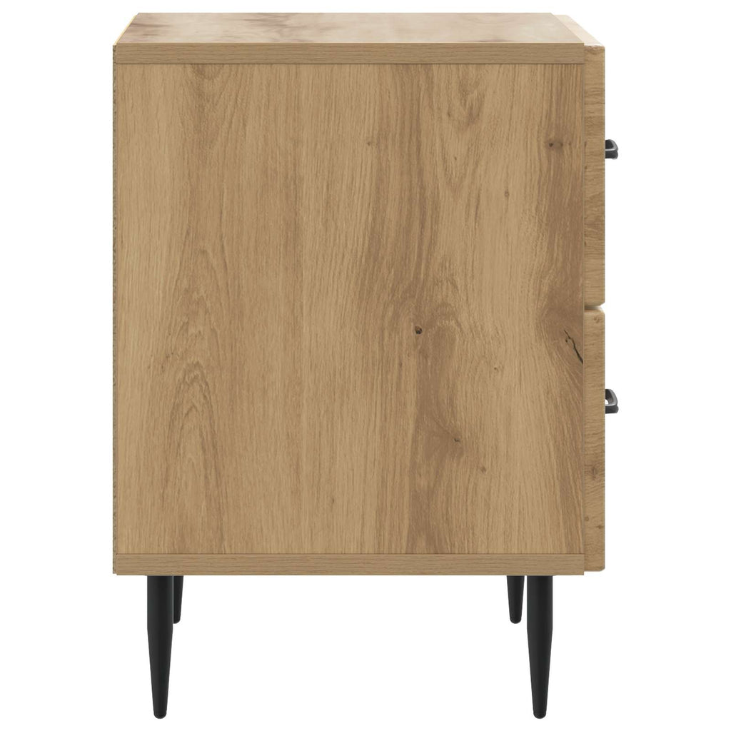 vidaXL Szafka Nocna z szufladą 2 pcs Dąb artisan 43 x 34,5 x 47,5 cm