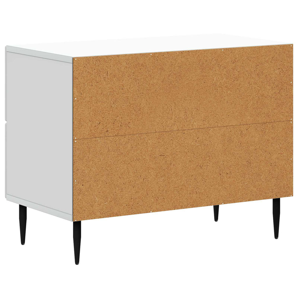 vidaXL Szafka Nocna Biały 62 x 34,5 x 47,5 cm Drewno inżynieryjne