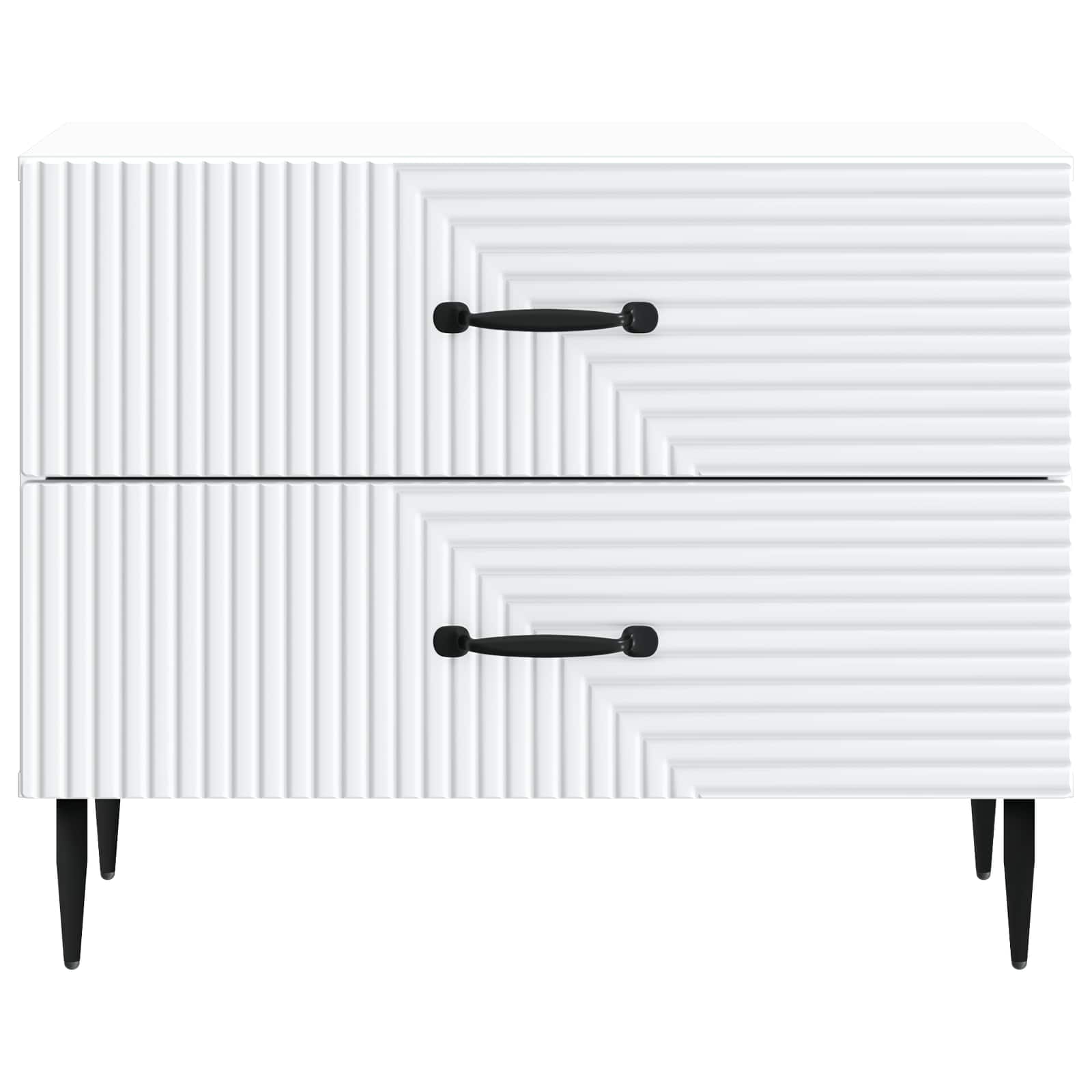 vidaXL Szafka Nocna Biały 62 x 34,5 x 47,5 cm Drewno inżynieryjne