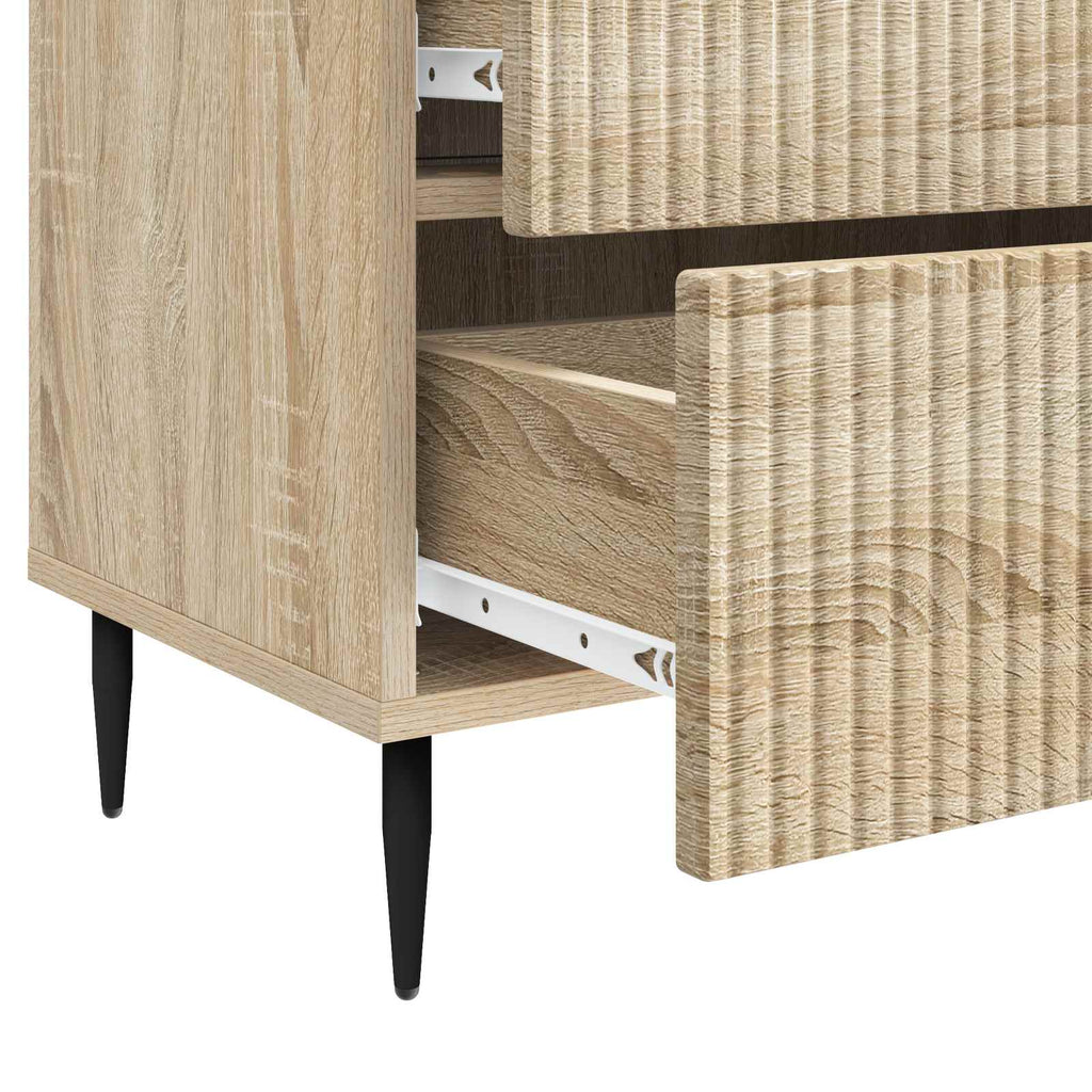 vidaXL Szafka Nocna dąb Sonoma 62 x 34,5 x 47,5 cm Drewno inżynieryjne
