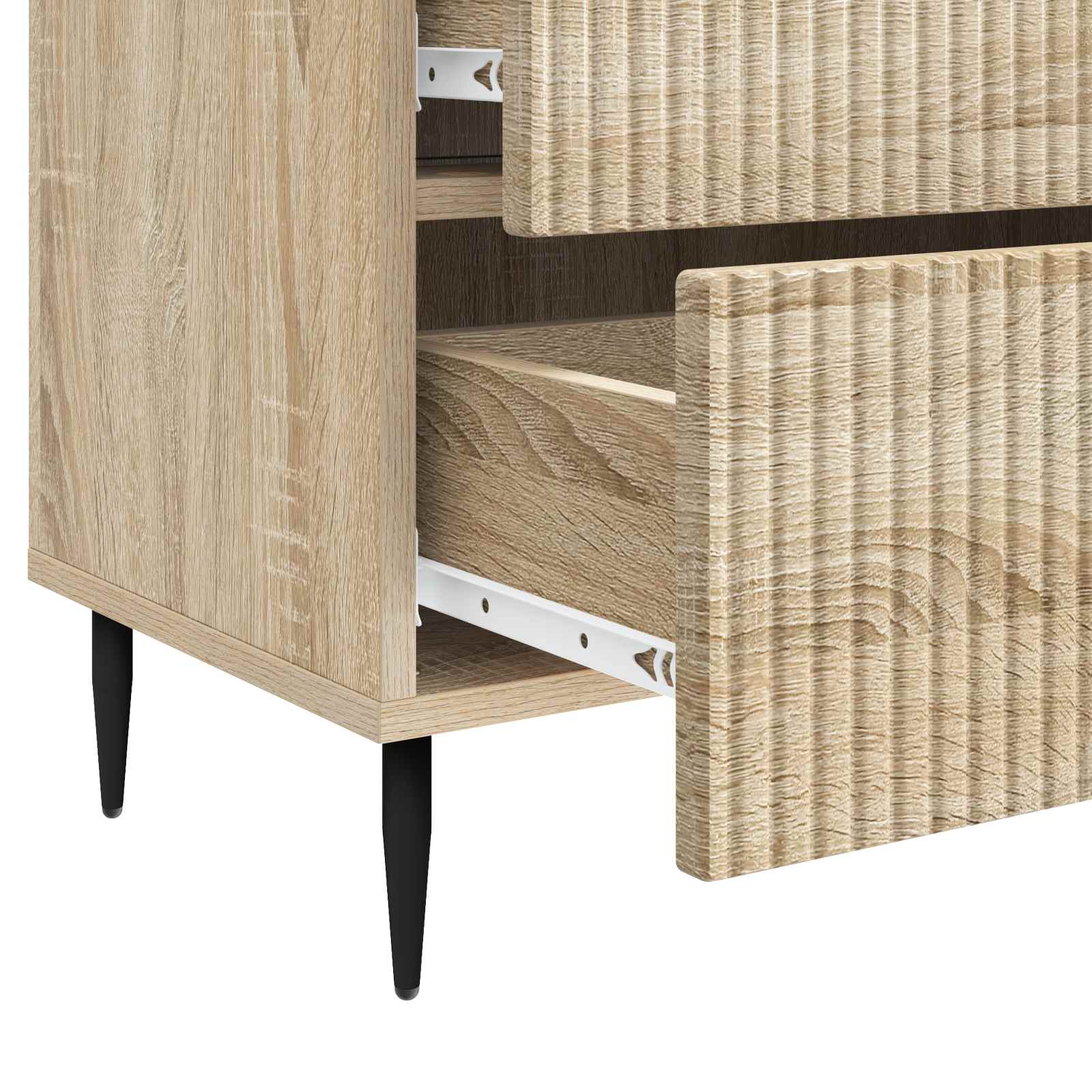 vidaXL Szafka Nocna dąb Sonoma 62 x 34,5 x 47,5 cm Drewno inżynieryjne