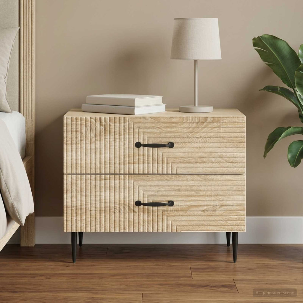 vidaXL Szafka Nocna dąb Sonoma 62 x 34,5 x 47,5 cm Drewno inżynieryjne