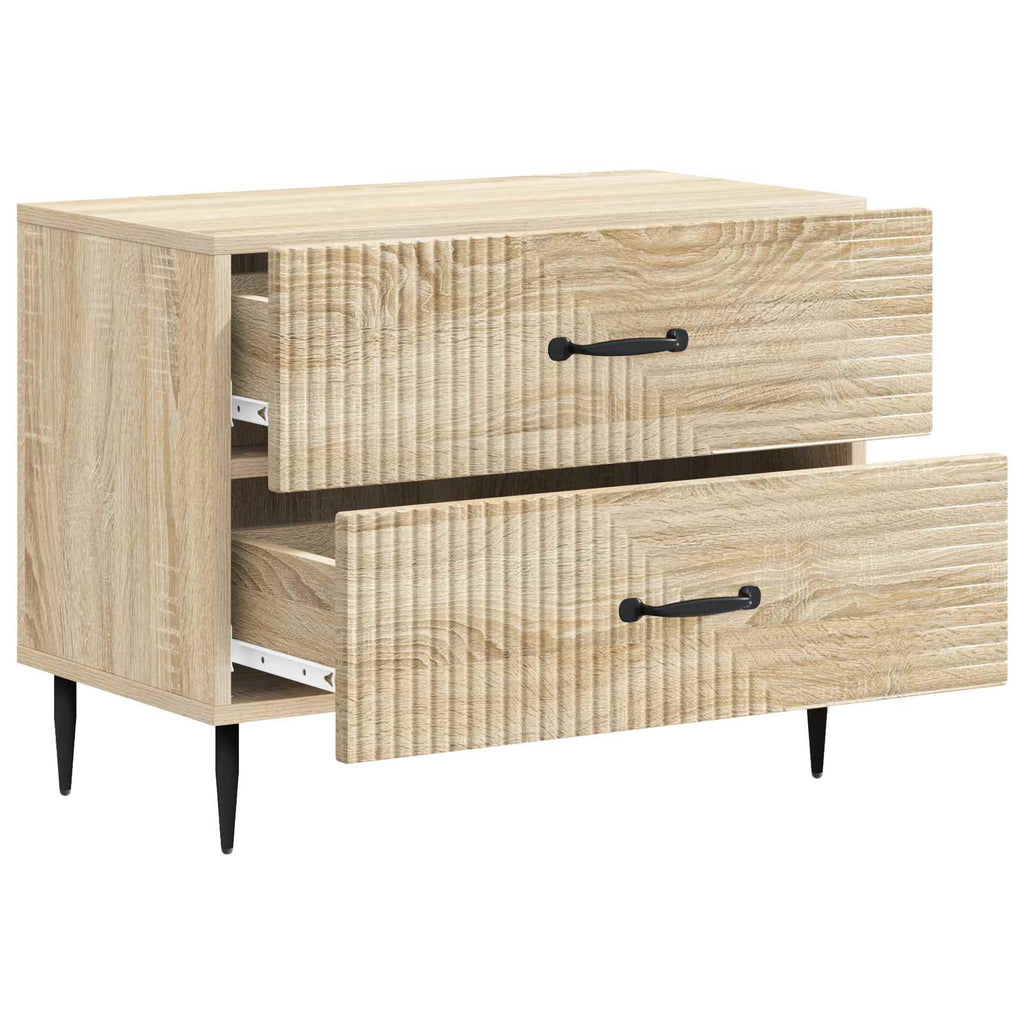 vidaXL Szafka Nocna dąb Sonoma 62 x 34,5 x 47,5 cm Drewno inżynieryjne