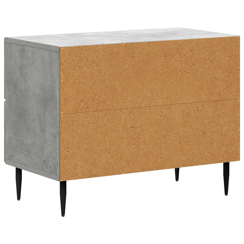 vidaXL Szafka Nocna z szufladą Betonowy szary 62 x 34,5 x 47,5 cm