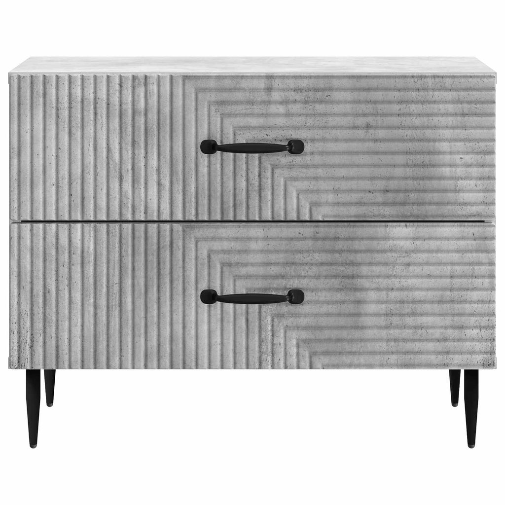 vidaXL Szafka Nocna z szufladą Betonowy szary 62 x 34,5 x 47,5 cm