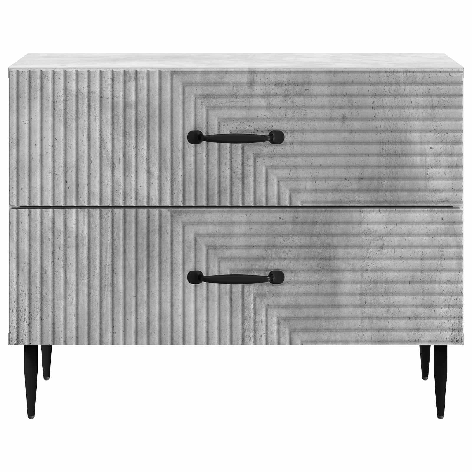 vidaXL Szafka Nocna z szufladą Betonowy szary 62 x 34,5 x 47,5 cm