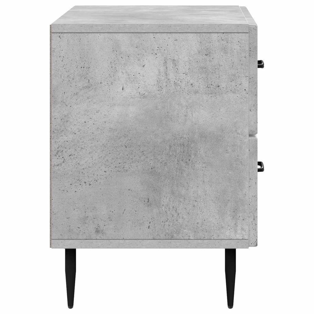 vidaXL Szafka Nocna z szufladą Betonowy szary 62 x 34,5 x 47,5 cm