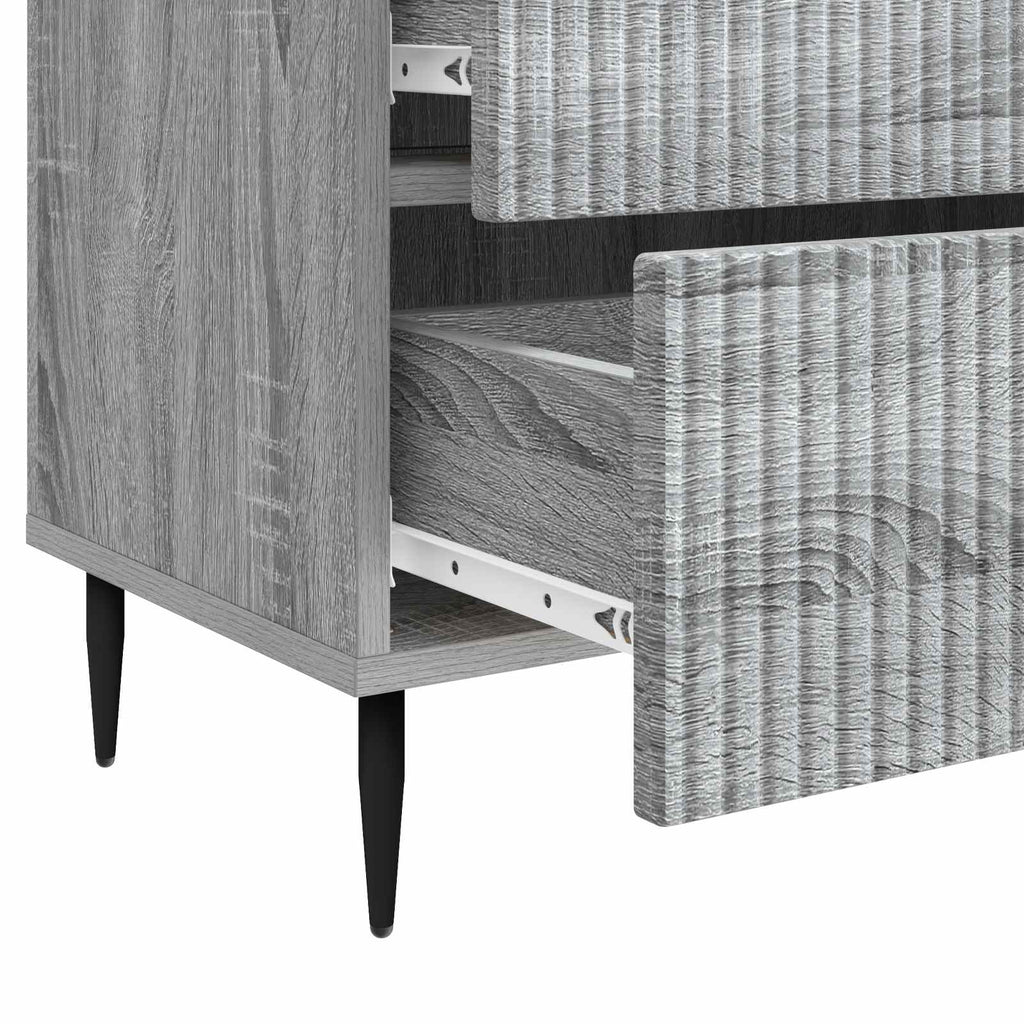 vidaXL Szafka Nocna z szufladą Szary Sonoma 62 x 34,5 x 47,5 cm