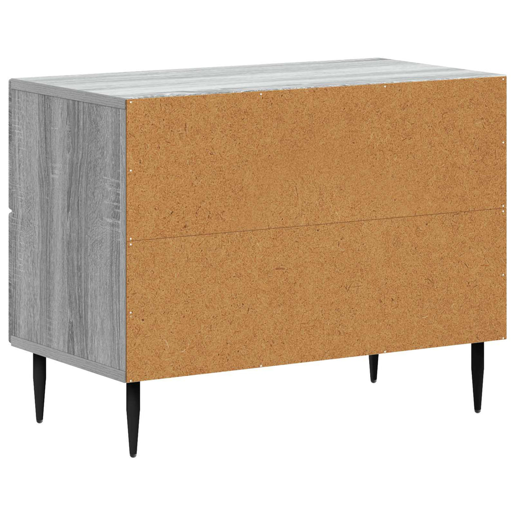 vidaXL Szafka Nocna z szufladą Szary Sonoma 62 x 34,5 x 47,5 cm