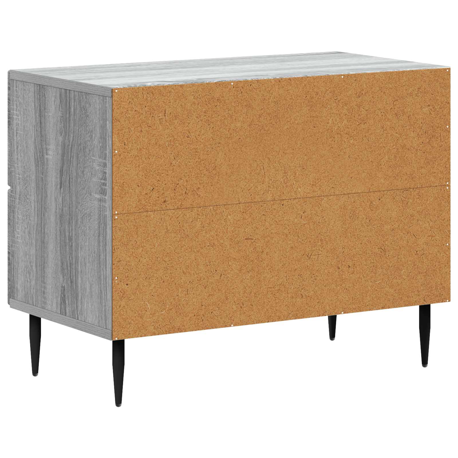 vidaXL Szafka Nocna z szufladą Szary Sonoma 62 x 34,5 x 47,5 cm