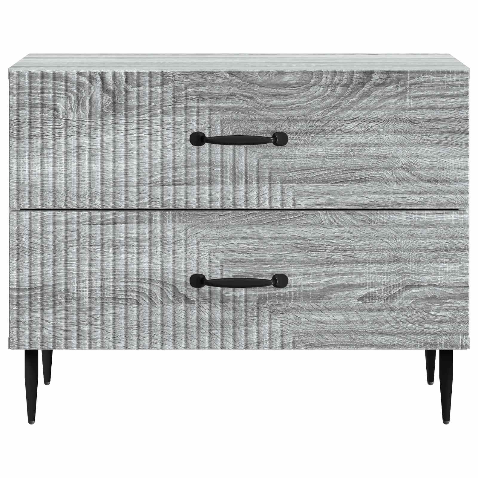 vidaXL Szafka Nocna z szufladą Szary Sonoma 62 x 34,5 x 47,5 cm