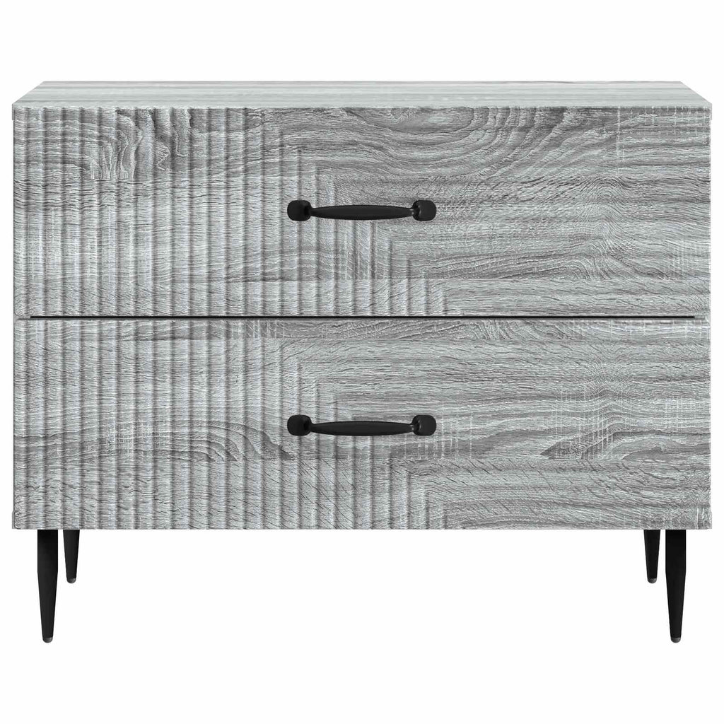 vidaXL Szafka Nocna z szufladą Szary Sonoma 62 x 34,5 x 47,5 cm