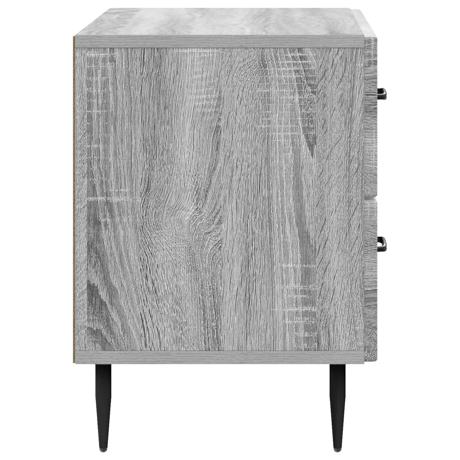 vidaXL Szafka Nocna z szufladą Szary Sonoma 62 x 34,5 x 47,5 cm
