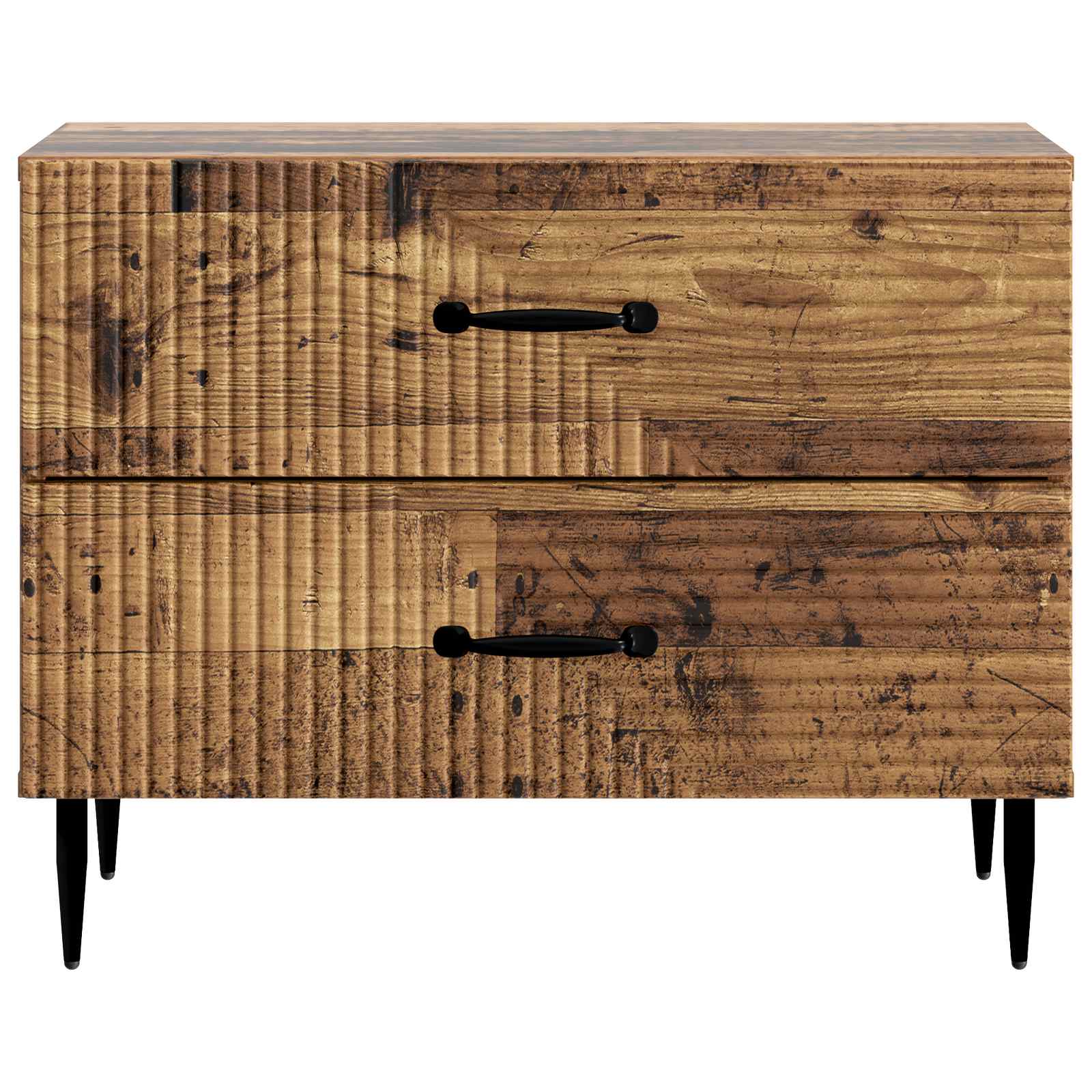 vidaXL Szafka Nocna z szufladą Stare drewno 62 x 34,5 x 47,5 cm
