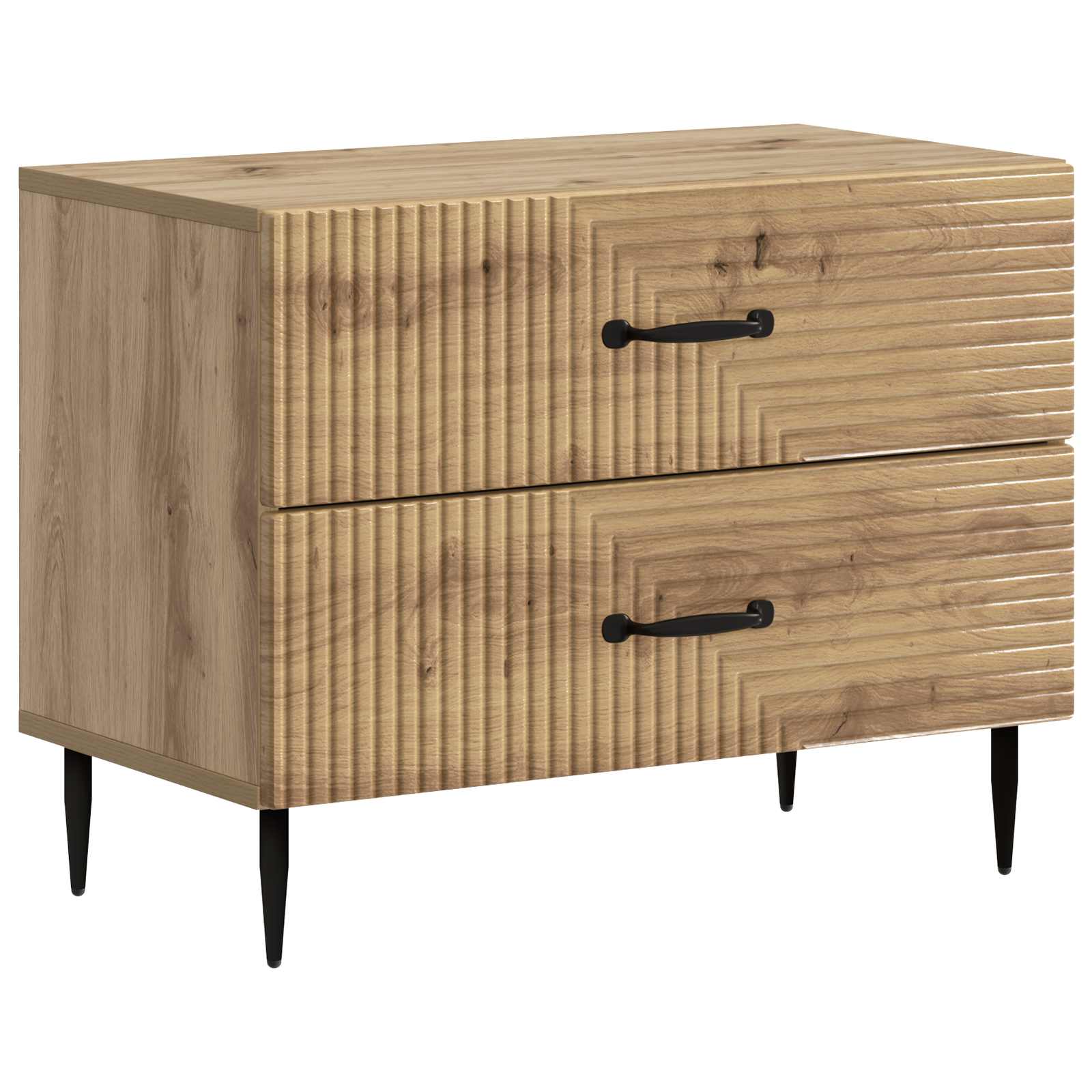 vidaXL Szafka Nocna z szufladą Dąb artisan 62 x 34,5 x 47,5 cm