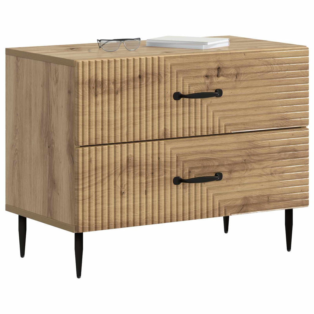 vidaXL Szafka Nocna z szufladą Dąb artisan 62 x 34,5 x 47,5 cm