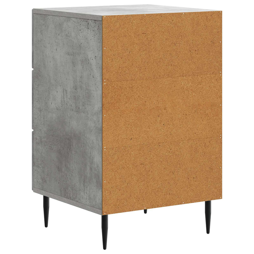 vidaXL Szafka Nocna z szufladą Betonowy szary 43 x 41 x 66,5 cm