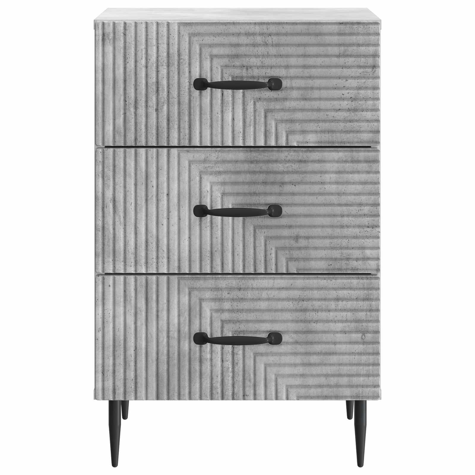 vidaXL Szafka Nocna z szufladą Betonowy szary 43 x 41 x 66,5 cm