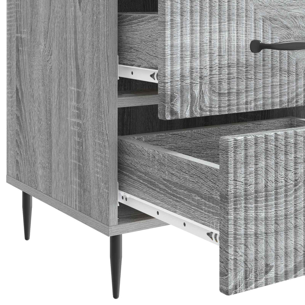 vidaXL Szafka Nocna Szary Sonoma 43 x 41 x 66,5 cm Drewno inżynieryjne