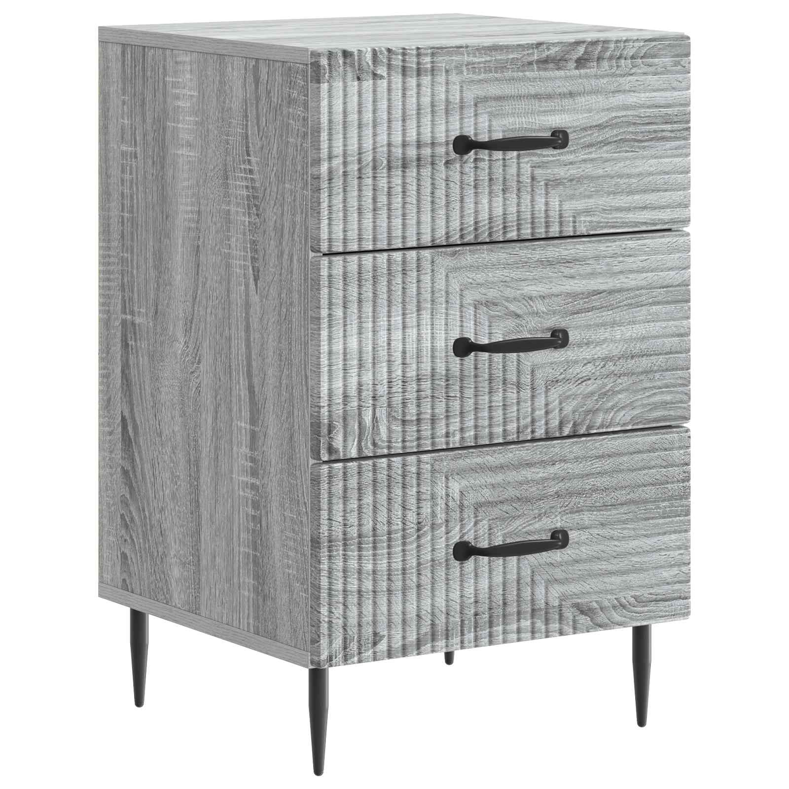 vidaXL Szafka Nocna Szary Sonoma 43 x 41 x 66,5 cm Drewno inżynieryjne